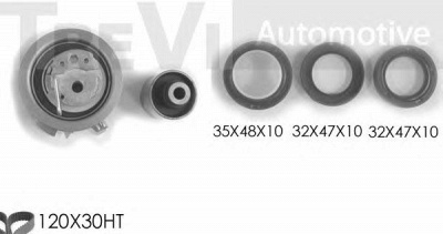TREVI AUTOMOTIVE kd1221s2 -  Комплект ремня ГРМ